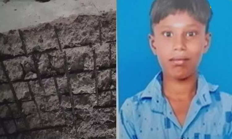 அரசு தொகுப்பு வீடு இடிந்து விழுந்து 7ம் வகுப்பு மாணவன் முகம் சிதைவு!!