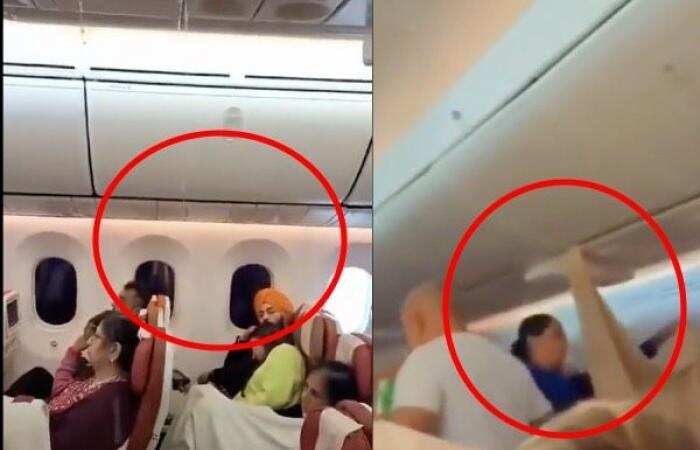 ஏர் இந்தியா விமானத்திற்குள் கொட்டிய மழை... அதிர்ச்சியில் பயணிகள்!