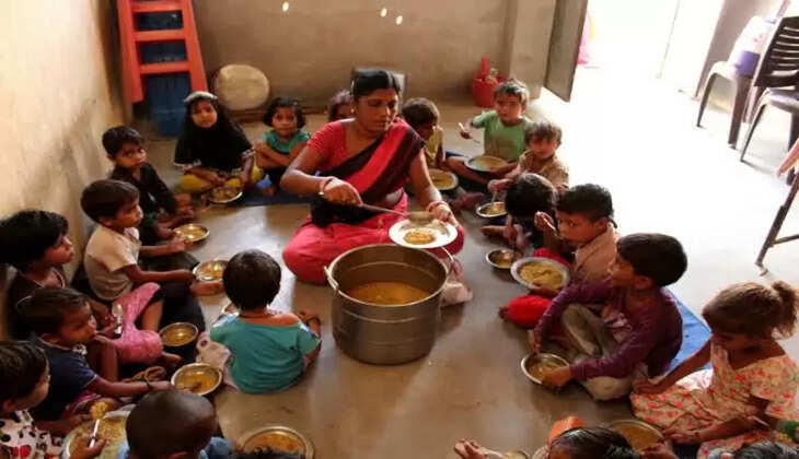 தமிழக அரசு அதிரடி! அங்கன்வாடி மையங்களில் சத்துணவு!