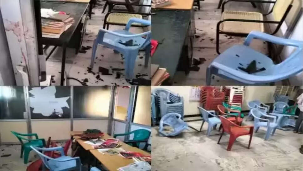 மார்க்சிஸ்ட் கம்யூனிஸ்ட் அலுவலம் சூறையாடல்; &nbsp;5 பெண்கள் உள்பட 13 பேர் கைது!