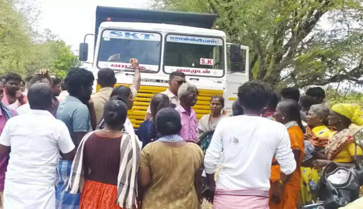 லாரி விபத்து