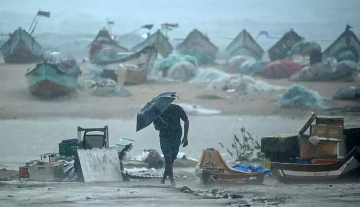 புயல் கடற்கரை மழை