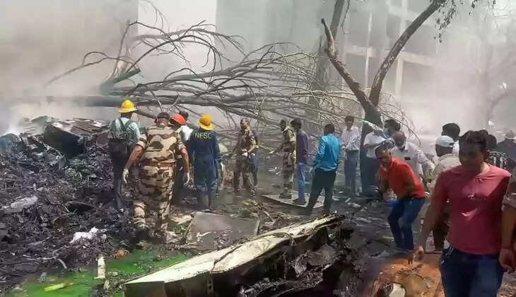 கோர விமான விபத்து...  133 பேர் உடல் கருகிய நிலையில் மீட்பு... அமித்ஷா வருத்தம்!