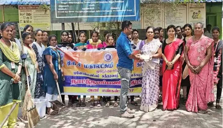 தூத்துக்குடி ஏபிசி கல்லூரி மாணவிகள்