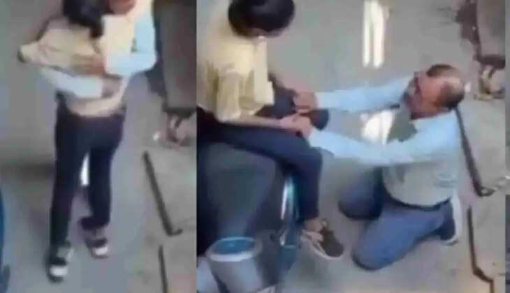 பெற்றோர்களே உஷார்... பகீர் வீடியோ... ஆளில்லாத தெருவில் சிறுமியை கட்டிப்பிடித்து &nbsp;ரொமன்ஸ்&hellip; &nbsp;!