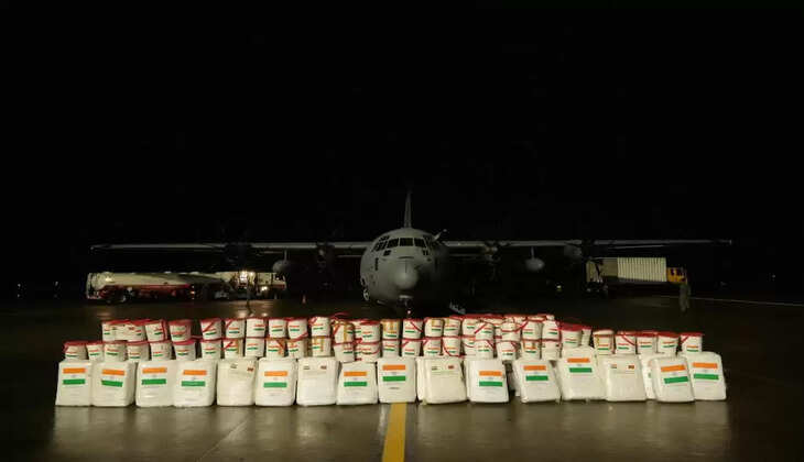 இலங்கை இலங்கைக்கு இந்தியா நிவாரண பொருட்கள்