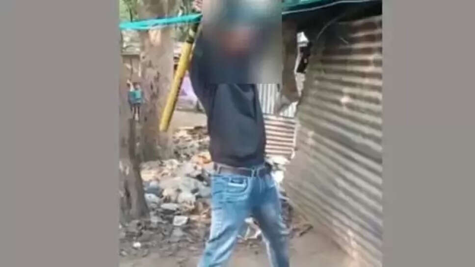 நாயை அடிக்கும் வீடியோ