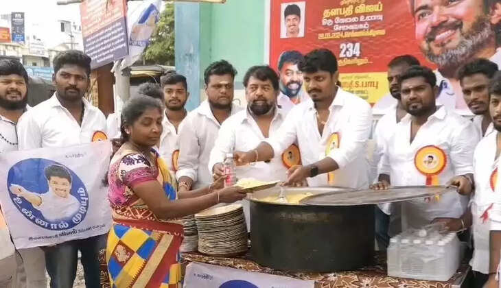 செம மாஸ்... 234 தொகுதிகளிலும் அன்னதானம் துவங்கியது... களத்தில் இறங்கிய விஜய் ரசிகர்கள்!