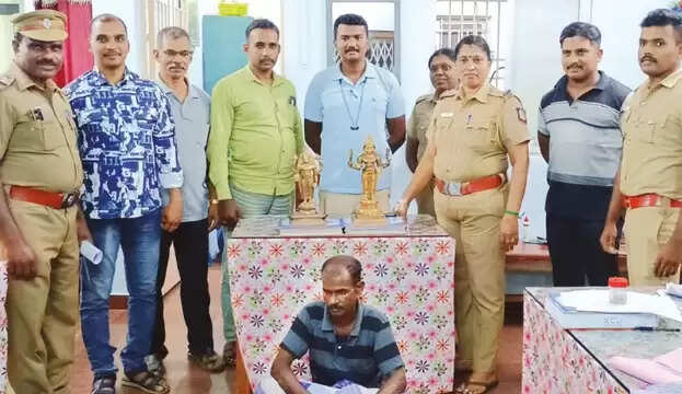குமரி கோவில்களில் கொள்ளை போன ஐம்பொன் சிலைகள் மதுரையில் மீட்பு