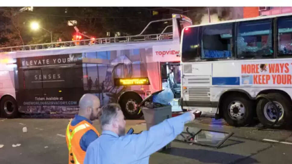 பேருந்துகள் மோதல்