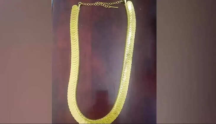 சிதம்பரம் நடராஜர்  சிவகாமி அம்மனுக்கு தங்கக் காசு மாலை 