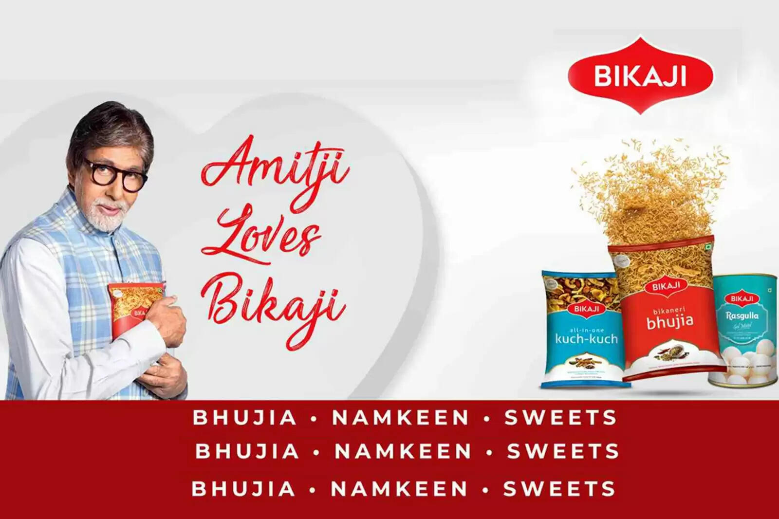 அமிதாப் விளம்பரம் பிகாஜி புட்ஸ் ஸ்நாக்ஸ்