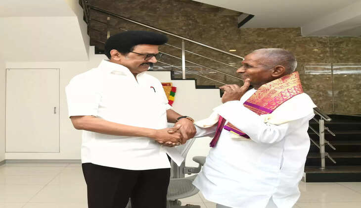 நேற்றும் இன்றும் என்றும் தங்கள் இசை ராஜாங்கத்தின் ஆட்சிதான்.... இளையராஜாவுக்கு  முதல்வர் வாழ்த்து.!