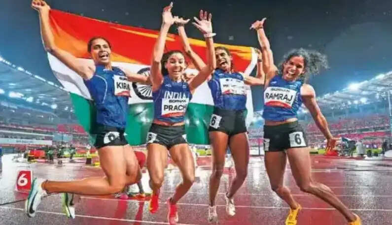 மகளிர் 4x400 மீட்டர் தொடர் ஓட்டப்பந்தயம் இந்தியா