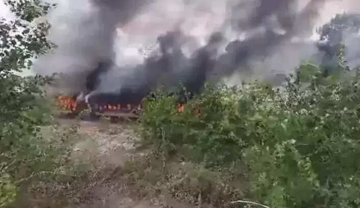 எக்ஸ்பிரஸ் ரயிலில் தீ