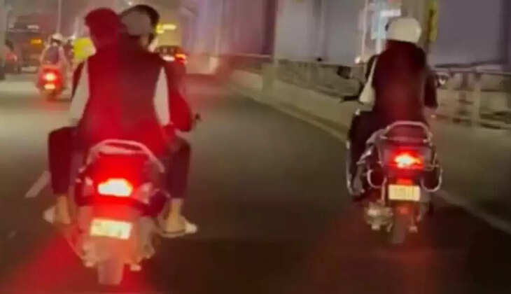 டூ வீலர் நடுரோட்டில் பாலியல் தொல்லை ஈவ் டீசிங்