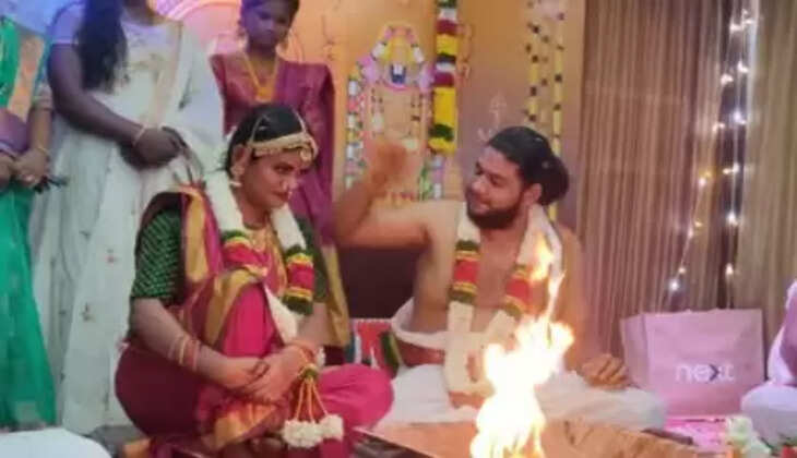 காதலி ஸ்வாதியைக் கரம் பிடித்தார் இயக்குநர் அபிஷேக் ராஜா... குவியும் வாழ்த்துக்கள்!