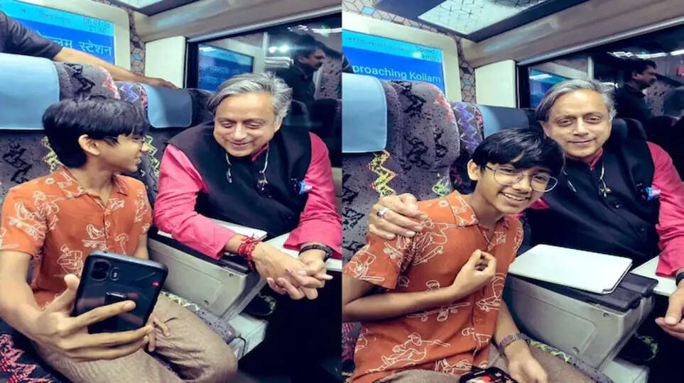 வந்தே பாரத்தில் இந்தியாவின் இளம் விஞ்ஞானி… வைரலாகும் சசி தரூர் பதிவு!