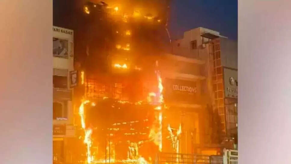 ஹைதராபாத்தில் பிரபல மாலில் பயங்கர தீ விபத்து... அலறிய மக்கள்!