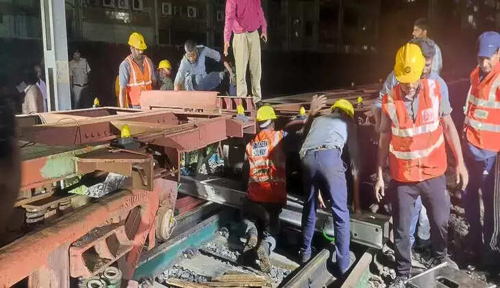 தடம் புரண்டு விபத்து