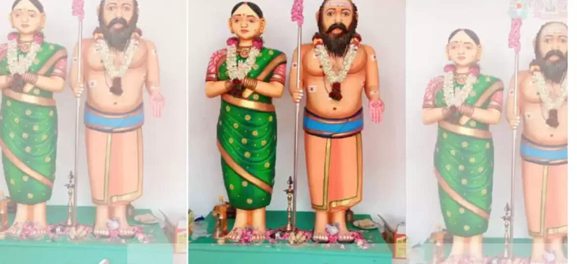 தாத்தா பாட்டிக்கு சிலை