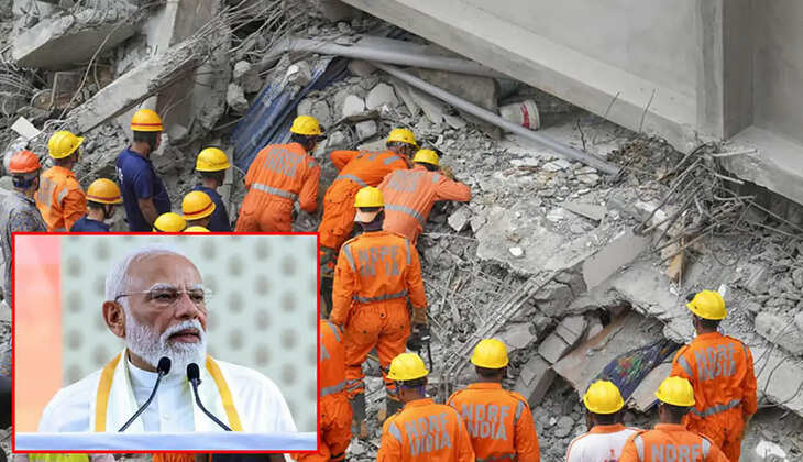 கட்டிடம் நிதியுதவி பிரதமர் இடிபாடு