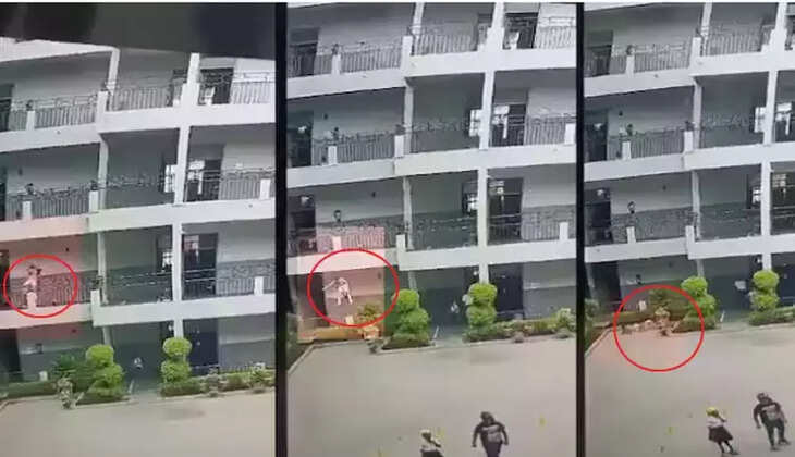 மாடியில் இருந்து குதித்த மாணவன்