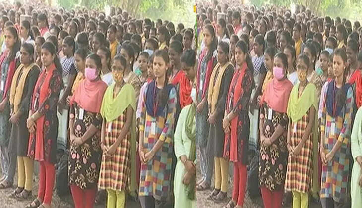 ராணிமேரி கல்லூரி மாணவிகள்