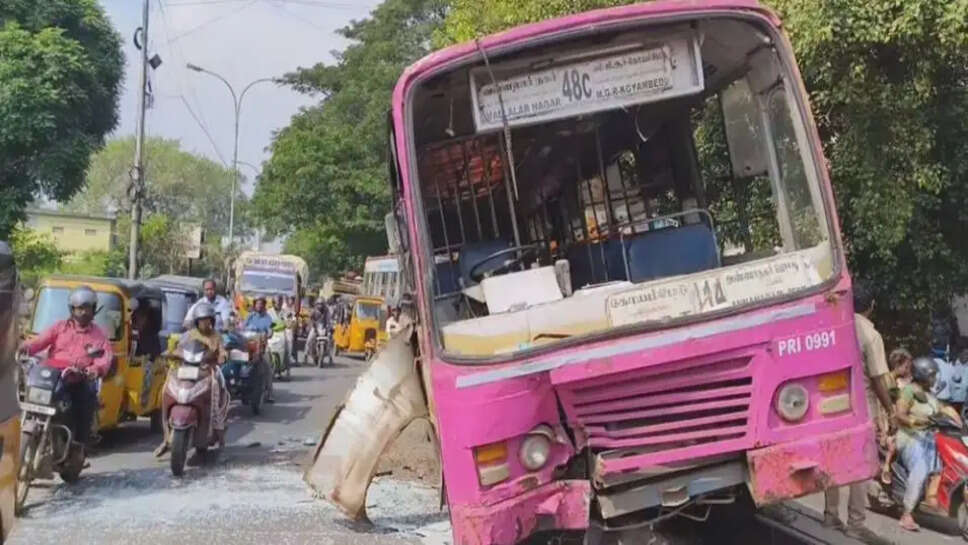 வண்ணாரப்பேட்டையில் விபத்து 
