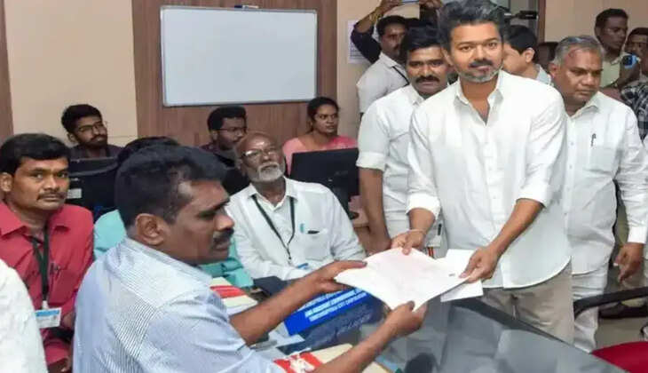 விஜய் வேட்புமனு