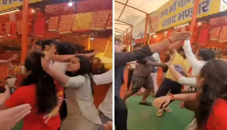  அதிர்ச்சி வீடியோ... பிரசாதம் வாங்குங்க... கோவிவில் பக்தர்களை சராமாரியாக தாக்கிய ஊழியர்கள்…!