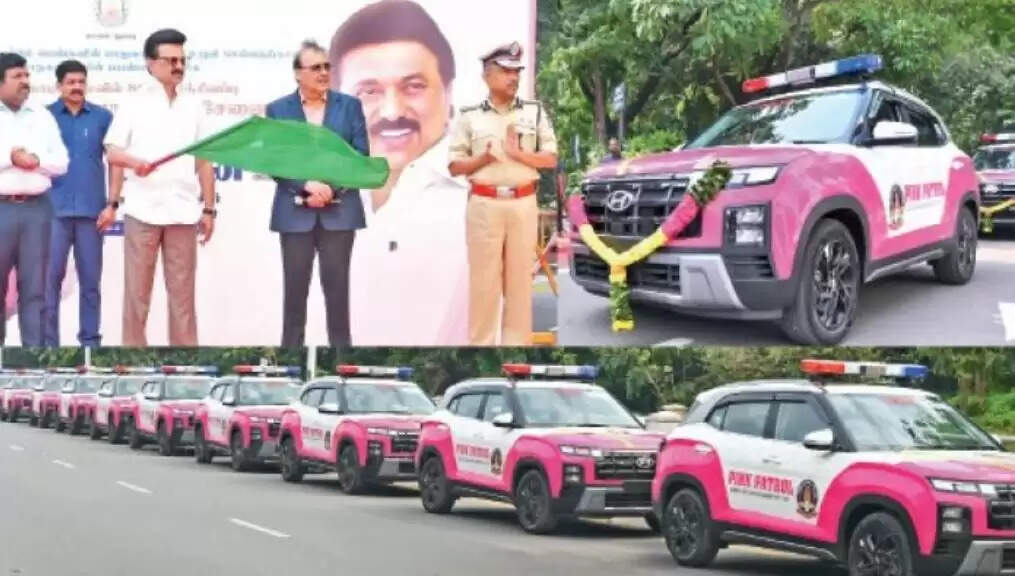 இளஞ்சிவாப்பு ரோந்து வாகனம்  கார்