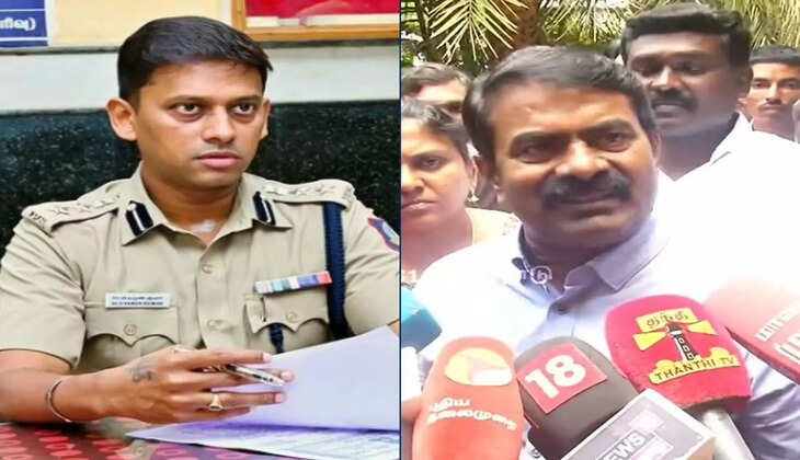 டிஐஜி வருண்குமார்,  சீமான்