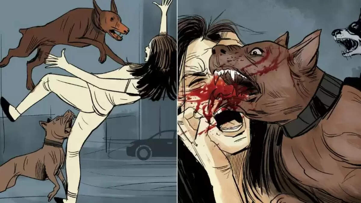 பகீர்... &nbsp;மூக்கை கடித்து துப்பிய பிட்புல் நாய்... &nbsp;20 தையல்களால் இளம்பெண் கதறல்!&nbsp;