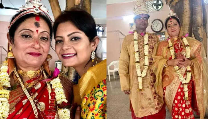 தாய்க்கு மறுமணம் செய்த மகள்