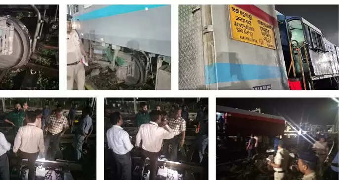 தடம் புரண்ட ரயில்