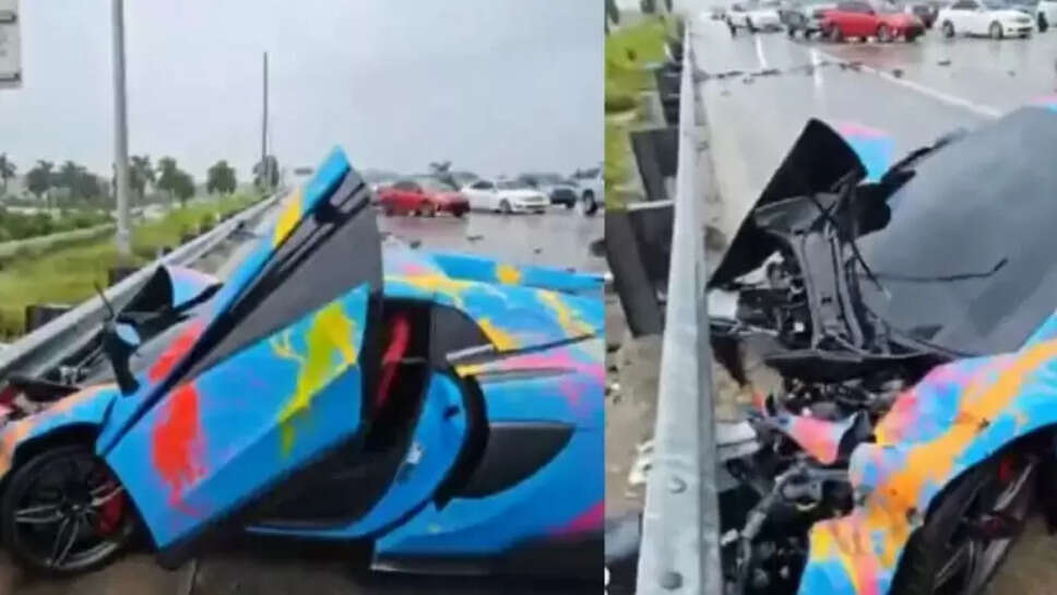 ரூ.1.7 கோடி மதிப்புள்ள கார் சுக்குநூறாய் நொறுங்கியது... யூ-ட்யூப் நேரலையில் விபரீதம்!