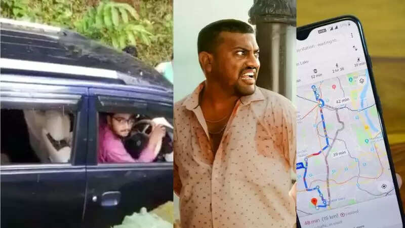 வயலில் கார்