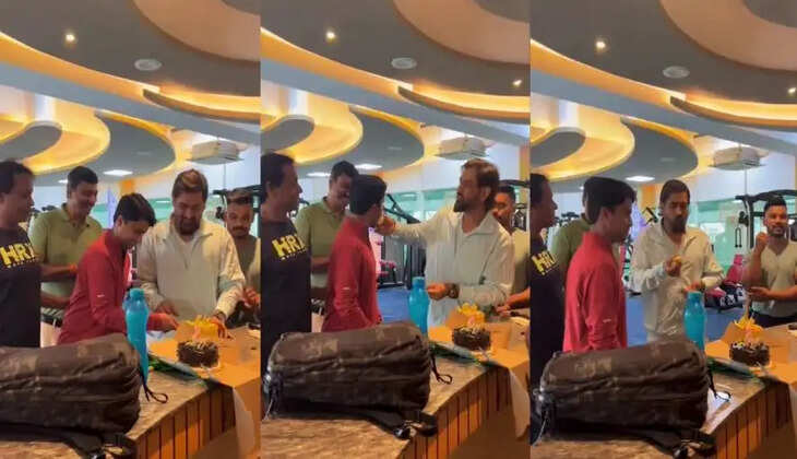 தோனி ஜிம் நண்பர் பிறந்தநாள்