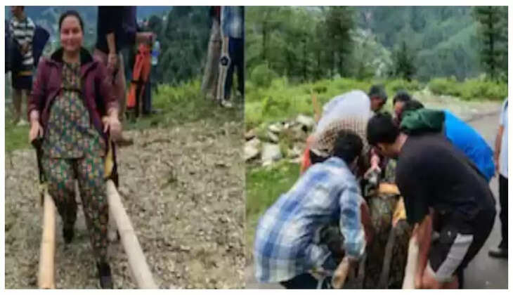 கர்ப்பிணி ஆசிரியர் பல்லக்கு