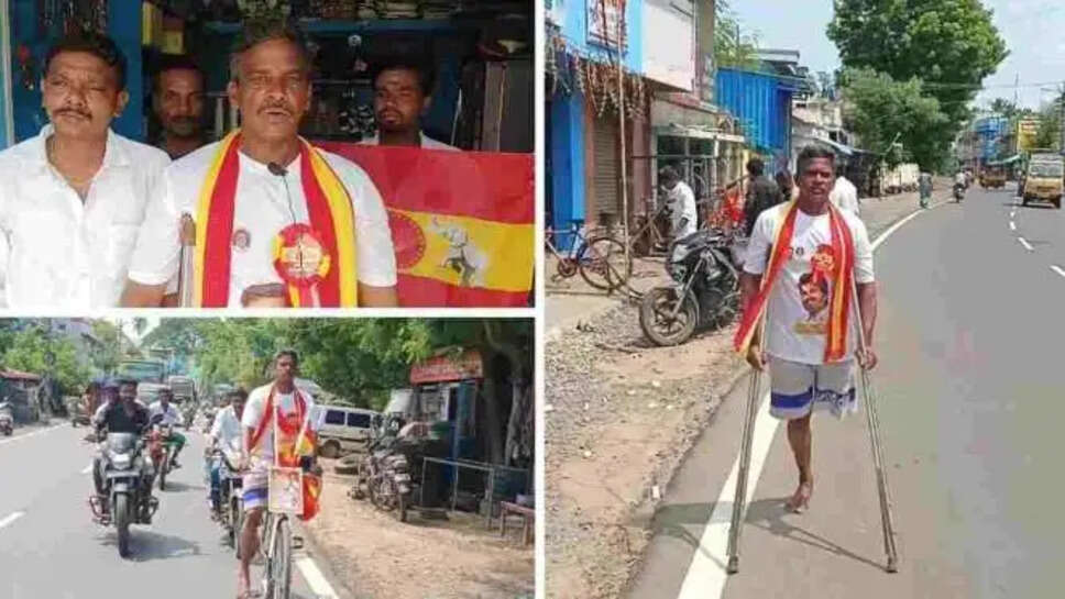 மாற்றுத்திறனாளி ராஜா