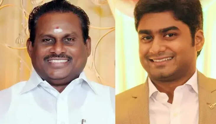 அதிமுக முன்னாள் அமைச்சர் எஸ்.பி சண்முகநாதன் மகன் ராஜா 