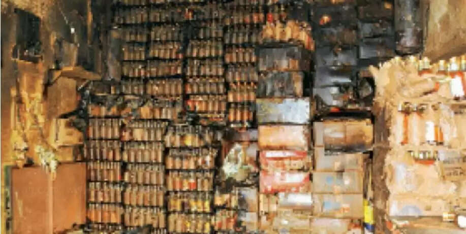 டாஸ்மாக் தீ விபத்து