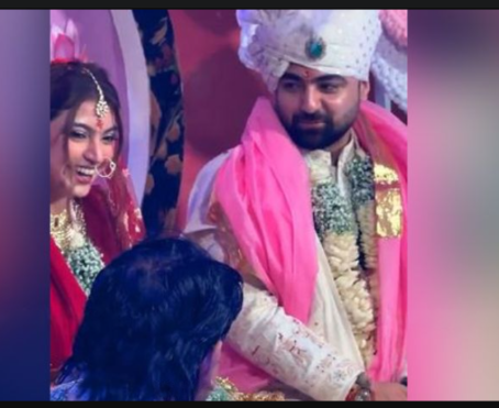 நடிகை என்ன முறை? கல்யாண மேடையில் மணமகனை கலாட்டா செய்த புரோகிதர்... வைரல் வீடியோ!