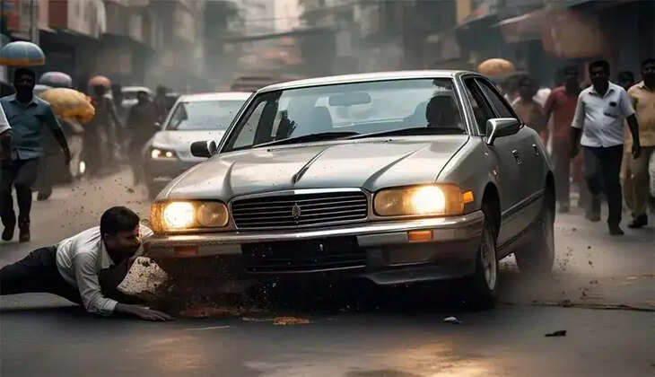 கார் மோதி &nbsp;பலி