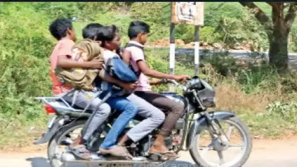 சிறுவர்கள் வாகனம் ஓட்டக்கூடாது