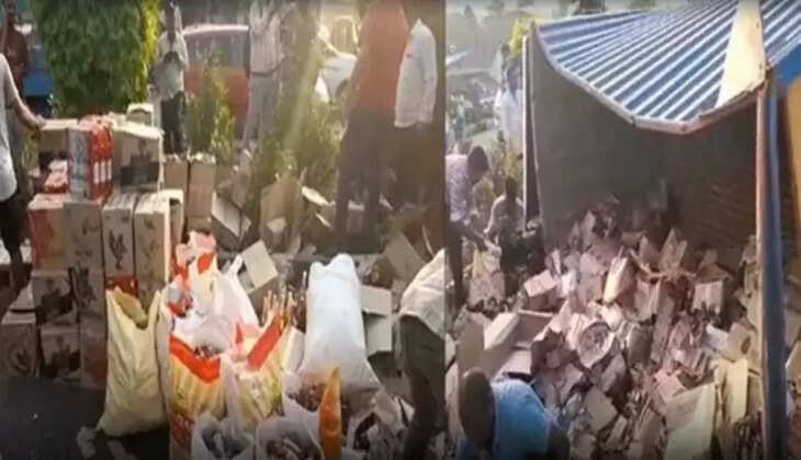 லாரி விபத்து 