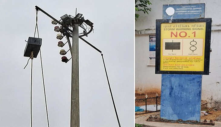 புயல் எச்சரிக்கை கூண்டு