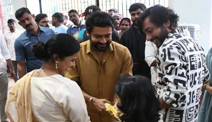 இன்று காலை பூஜையுடன் தொடங்கியது சூர்யா 45 படப்பிடிப்பு!