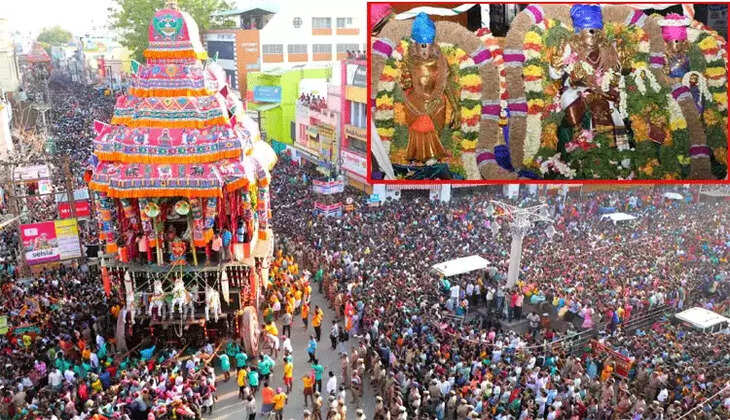 மதுரை மீனாட்சி அம்மன் தேரோட்டம் சித்திரை